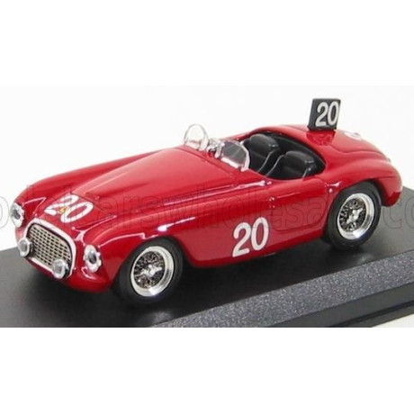 ART MODEL FERRARI 166MM 2.0L V12 N 20 WINNER SPA FRANCORCHAMPS 1949 L.CHINETTI - J.LUCAS - RED 1/43