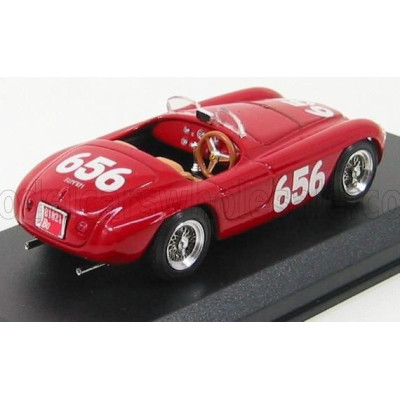 ART MODEL FERRARI 166MM SPIDER N 656 MILLE MIGLIA 1950 MARZOTTO - MARINI - RED 1/43