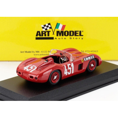 ART MODEL FERRARI 500TR SPIDER N 451 WINNER CLASS MILLE MIGLIA 1957 GINO MUNARON - RED 1/43