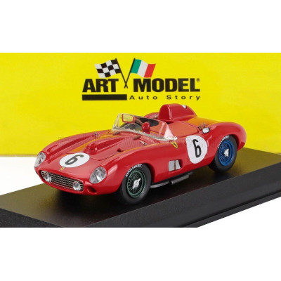 ART MODEL FERRARI 335S SPIDER TEAM SCUDERIA FERRARI N 6 24h LE MANS 1957 PHIL HILL - PETER COLLINS - RED 1/43