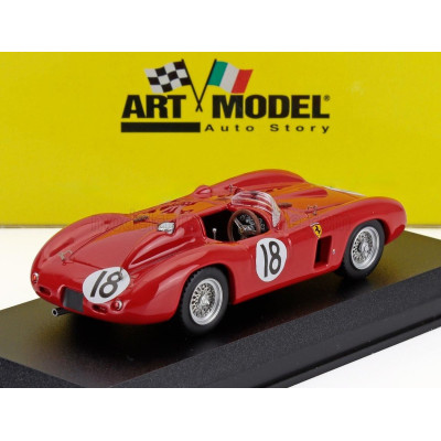 ART MODEL FERRARI 860 MONZA sn0602 N 18 2nd 12h SEBRING 1956 LUIGI MUSSO - HARRY SCHELL - RED 1/43