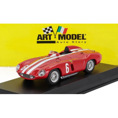 ART MODEL FERRARI 750 MONZA SPIDER s/n.0554 N 6 EIFELRENNEN NURBURGRING 1955 MASTEN GREGORY - RED WHITE 1/43