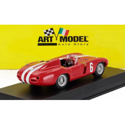 ART MODEL FERRARI 750 MONZA SPIDER s/n.0554 N 6 EIFELRENNEN NURBURGRING 1955 MASTEN GREGORY - RED WHITE 1/43