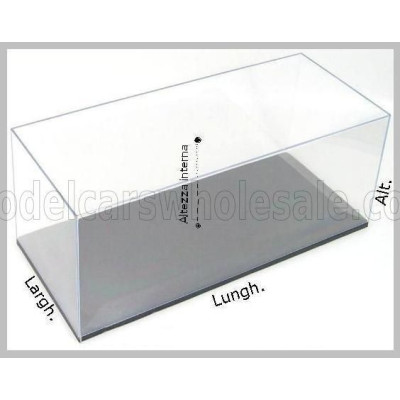 ATLANTIC VETRINA DISPLAY BOX BOHEMIA WITHOUT BASE - Lungh.LENGHT cm 32.5 X Largh.WIDTH cm 16.5 X Alt.HEIGHT cm 12.5 (altezza int