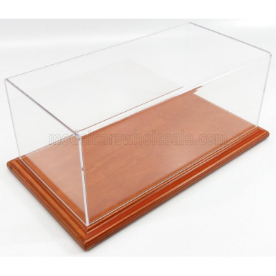 ATLANTIC VETRINA DISPLAY BOX MOLSHEIM BASE IN LEGNO - WOOD CHERRY BASE - Lungh.LENGHT cm 32.5 X Largh.WIDTH cm 16.5 X Alt.HEIGHT