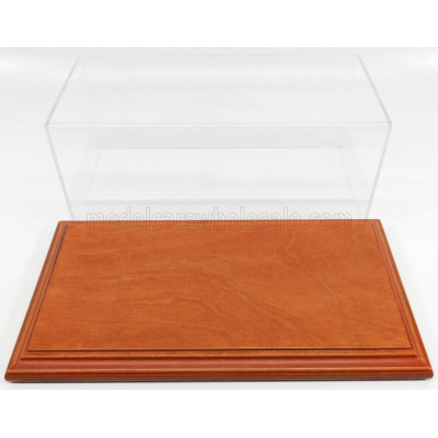 ATLANTIC VETRINA DISPLAY BOX MOLSHEIM BASE IN LEGNO - WOOD CHERRY BASE - Lungh.LENGHT cm 32.5 X Largh.WIDTH cm 16.5 X Alt.HEIGHT