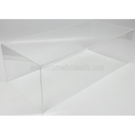 ATLANTIC VETRINA DISPLAY BOX ONLY TRANSPARENT COVER - SOLO COPERTURA TRASPARENTE - BOHEMIA WITHOUT BASE - Lungh.LENGHT cm 51 X L