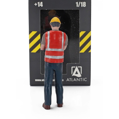 ATLANTIC FIGURES MAN - ROAD CONSTRUCTION TEAM - ETHAN - VARIOUS 1/18