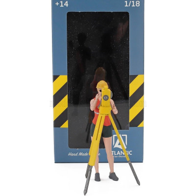 ATLANTIC FIGURES GIRL - ROAD CONSTRUCTION TEAM - AYLA - VARIOUS 1/18