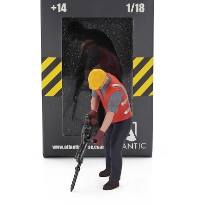 ATLANTIC FIGURES MAN - ROAD CONSTRUCTION TEAM - BRUNO - VARIOUS 1/18