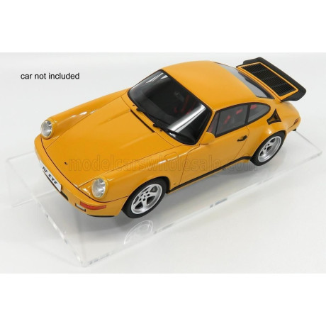 ATLANTIC VETRINA DISPLAY BOX RAMPA LATERALE - LATERALRAMP - CAR NOT INCLUDED - PLASTIC DISPLAY 1/18