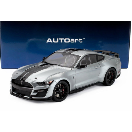 AUTOART FORD USA MUSTANG SHELBY GT500 COUPE 2023 - ICONIC SILVER 1/18