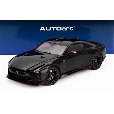 AUTOART NISSAN GT-R50 BY ITALDESIGN 2021 - 2 TONE BLACK 1/18