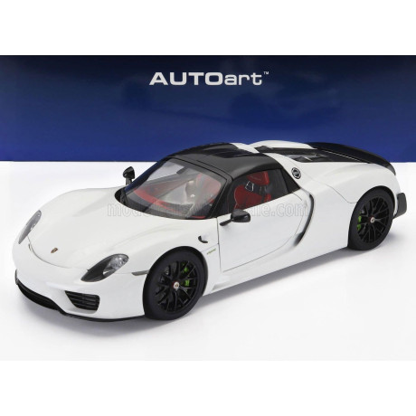 AUTOART PORSCHE 918 SPYDER WEISSACH PACKAGE 2013 - WHITE 1/18