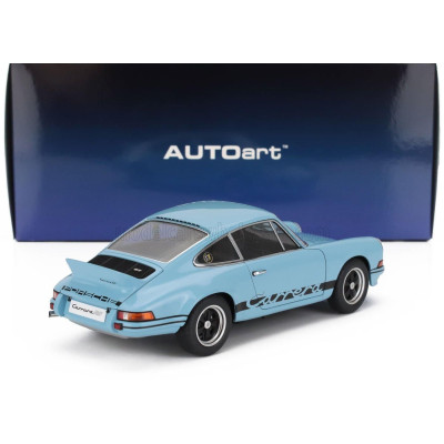 AUTOART PORSCHE 911 CARRERA RS 2.7 COUPE 1973 - BLUE BLACK 1/18