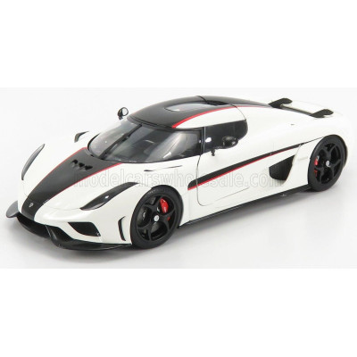 AUTOART KOENIGSEGG REGERA 2016 - WHITE BLACK CARBON RED 1/18