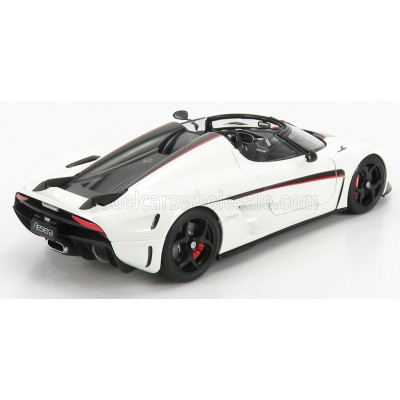 AUTOART KOENIGSEGG REGERA 2016 - WHITE BLACK CARBON RED 1/18