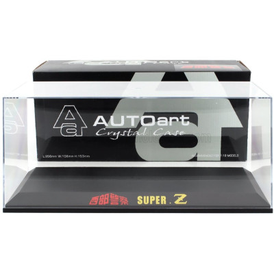 AUTOART VETRINA DISPLAY BOX VETRINA - DISPLAY BOX WITH BASE PLATE SUPER Z - Lungh.LENGTH cm 35.5 X Largh.WIDTH cm 15.5 X Alt.HEI