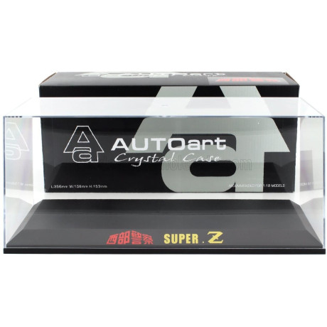 AUTOART VETRINA DISPLAY BOX VETRINA - DISPLAY BOX WITH BASE PLATE SUPER Z - Lungh.LENGTH cm 35.5 X Largh.WIDTH cm 15.5 X Alt.HEI