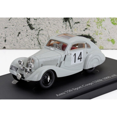AUTOCULT AERO 750 SPORT COUPE UHLIK N 14 1000 MILES RACE CZECH REPUBLIC 1934 - GREY 1/43