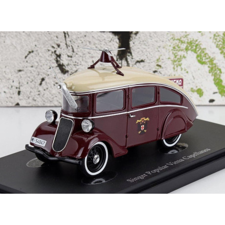 AUTOCULT SINGER POPULAR VIENA CAPELLANES GREAT BRITAIN - SPAIN 1935 - RED IVORY 1/43