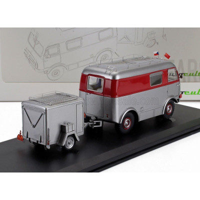 AUTOCULT TATRA T805 H+Z WITH TRAILER CZECH REPUBLIC 1953 - WITH USB STICK DIGITAL VERSION BOOK OF THE YEAR CATALOGUE 2025 - SILV