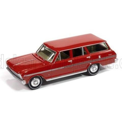 AUTOWORLD CHEVROLET NOVA II SW STATION WAGON 1965 - RED 1/64