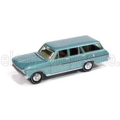 AUTOWORLD CHEVROLET NOVA II SW STATION WAGON 1965 - GREEN 1/64