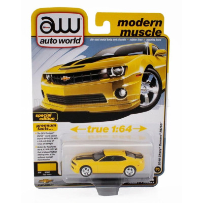 AUTOWORLD CHEVROLET CAMARO RS COUPE 2011 - YELLOW 1/64