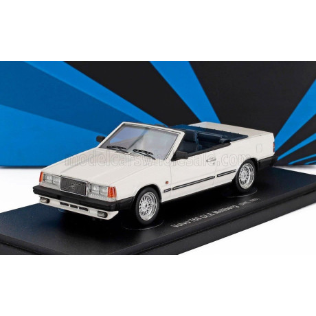AVENUE43 VOLVO 760 GLE MERLBERG CABRIOLET OPEN SWEDEN 1985 - WHITE 1/43