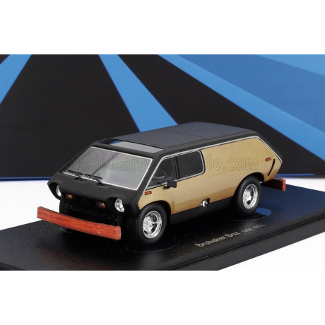 AVENUE43 BRUBAKER BOX VAN USA  1972 - GOLD BLACK 1/43