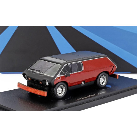 AVENUE43 BRUBAKER BOX VAN USA  1972 - RED BLACK 1/43