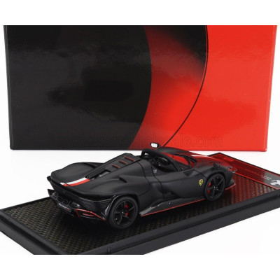 BBR MODELS FERRARI DAYTONA SP3 SERIE ICONA OPEN ROOF PRINCIPATO DI MONACO LIVERY N 16 PERSONAL CAR CHARLES LECLERC 2022 - MATT B
