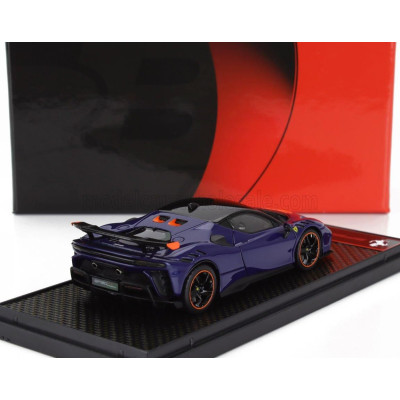 BBR MODELS FERRARI SF90 XX STRADALE 2024 - BLU ELETTRICO - BLUE MET BLACK ORANGE 1/43