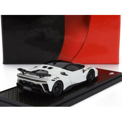 BBR MODELS FERRARI SF90 XX STRADALE 2024 - BIANCO CERVINO - WHITE BLACK 1/43