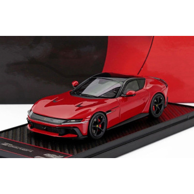 BBR MODELS FERRARI 12CILINDRI V12 830cv PANORAMIC ROOF 2024 - ROSSO CORSA - RED 1/43