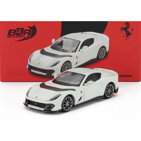 BBR MODELS FERRARI 812 COMPETIZIONE 2021 - BIANCO AVUS - WHITE 1/64