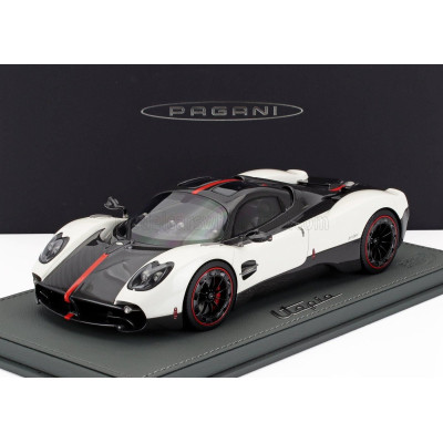 BBR MODELS PAGANI UTOPIA 2022 - CON VETRINA - WITH SHOWCASE - BIANCO BENNY - WHITE 1/18