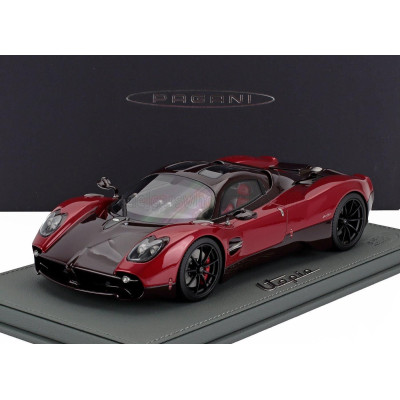 BBR MODELS PAGANI UTOPIA 2022 - CON VETRINA - WITH SHOWCASE - ROSSO DUBAI - RED 1/18