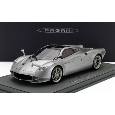 BBR MODELS PAGANI HUAYRA CODALUNGA 2022 - CON VETRINA - WITH SHOWCASE - GRIGIO MONTECARLO - MATT GREY 1/18