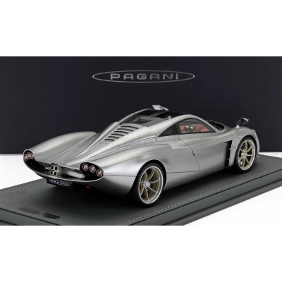 BBR MODELS PAGANI HUAYRA CODALUNGA 2022 - CON VETRINA - WITH SHOWCASE - GRIGIO MONTECARLO - MATT GREY 1/18