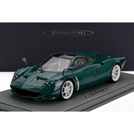 BBR MODELS PAGANI HUAYRA CODALUNGA 2022 - CON VETRINA - WITH SHOWCASE - BRITISH RACING GREEN 1/18