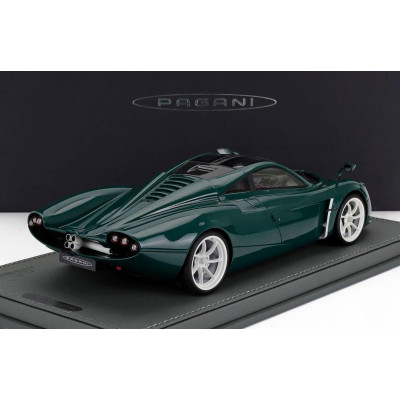 BBR MODELS PAGANI HUAYRA CODALUNGA 2022 - CON VETRINA - WITH SHOWCASE - BRITISH RACING GREEN 1/18