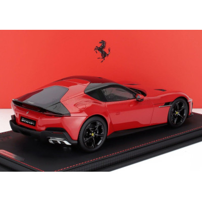 BBR MODELS FERRARI 12CILINDRI COUPE V12 830cv 2024 - CON VETRINA - WITH SHOWCASE - ROSSO CORSA - RED 1/18