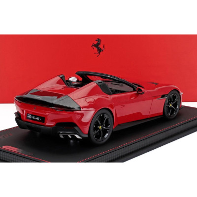 BBR MODELS FERRARI 12CILINDRI V12 830cv SPIDER OPEN 2024 - CON VETRINA - WITH SHOWCASE - ROSSO CORSA - RED 1/18