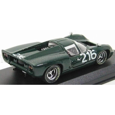 BEST MODEL LOLA T70 COUPE N 216 TARGA FLORIO 1967 EPSTEIN - DIBLEY - DARK GREEN 1/43