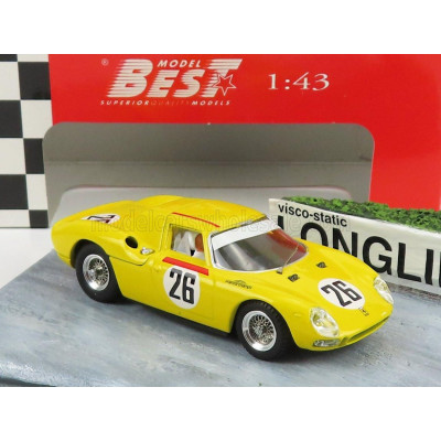 BEST MODEL FERRARI 250LM 3.3L V12 ch. n6313 TEAM PIERRE DUMAY N 26 2nd 24h LE MANS 1965 PIERRE DUMAY - GUSTAVE GOSSELIN - YELLOW