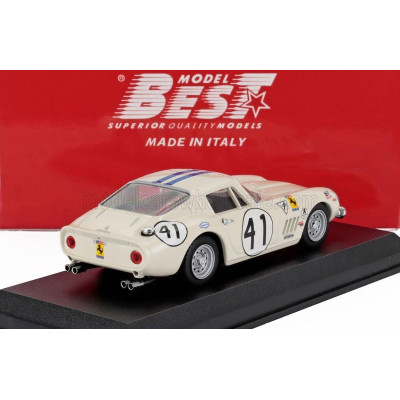 BEST MODEL FERRARI 275 GTB/4 N 41 24h DAYTONA 1969 SAM POSEY - RICARDO RODRIGUEZ - CREAM 1/43