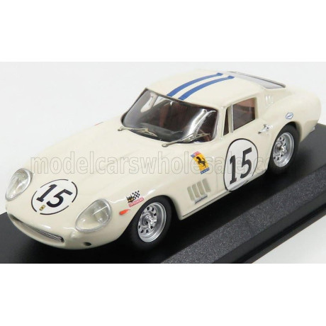 BEST MODEL FERRARI 275 GTB/4 N 15 24h LE MANS TEST 1968 GROSSMAN - BERNEY - IVORY 1/43