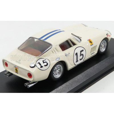 BEST MODEL FERRARI 275 GTB/4 N 15 24h LE MANS TEST 1968 GROSSMAN - BERNEY - IVORY 1/43